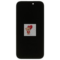 Дисплей для Apple iPhone 15 (A3090) в сборе с тачскрином Черный - (In-Cell, Full HD) (с верификацией = с привязкой без ошибки)