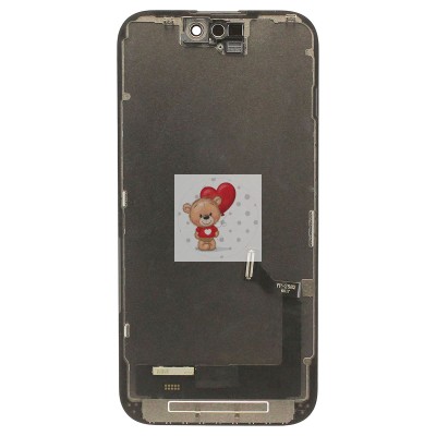 Дисплей для Apple iPhone 15 (A3090) в сборе с тачскрином Черный - (In-Cell, Full HD) (с верификацией = с привязкой без ошибки)