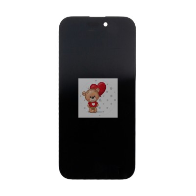 Дисплей для iPhone 15 (A3090) с тачскрином Черный - (Soft OLED, Full HD) (с верификацией)