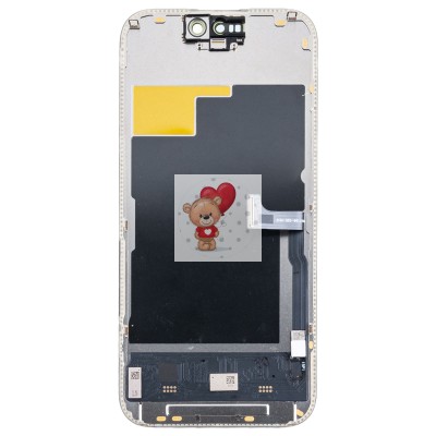 Дисплей для Apple iPhone 15 Pro (A3102) в сборе с тачскрином Черный - DD (Soft OLED, Full HD, 120 Гц) (площадка под IC)