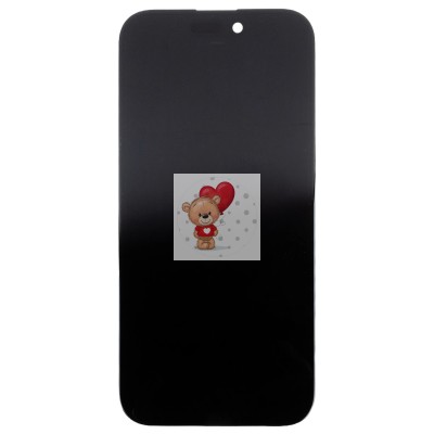 Дисплей для iPhone 15 Pro A3102 в сборе с тачскрином Черный - (Soft OLED, Full HD, 120 Гц) (с верификацией)