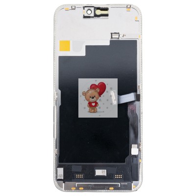 Дисплей для Apple iPhone 15 Pro Max (A3106) в сборе с тачскрином Черный - DD (Soft OLED, Full HD, 120 Гц) (площадка под IC)