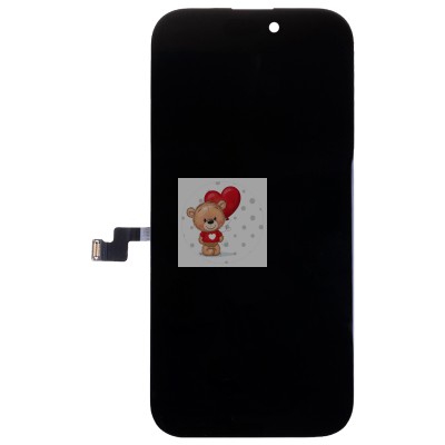 Дисплей для Apple iPhone 16 Pro (A3293) в сборе с тачскрином Черный - OR100 (rev. LG)