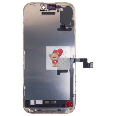 Дисплей для Apple iPhone 16 Pro (A3293) в сборе с тачскрином Черный - OR100 (rev. LG)