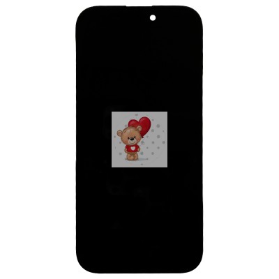 Дисплей для Apple iPhone 16 Pro (A3293) в сборе с тачскрином Черный - (Soft OLED, 120 Гц) (площадка под IC)