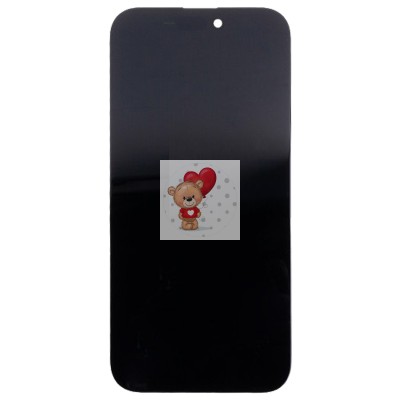 Дисплей для Apple iPhone 16 Pro Max (A3296) в сборе с тачскрином Черный - OR (rev. LG)