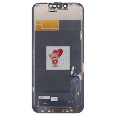 Дисплей для Apple iPhone 13 (A2635) в сборе с тачскрином Черный - DD (Soft OLED, Full HD) (площадка под IC)