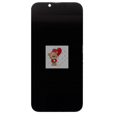 Дисплей для Apple iPhone 14 (A2883) в сборе с тачскрином Черный - DD (Soft OLED, Full HD) (площадка под IC)