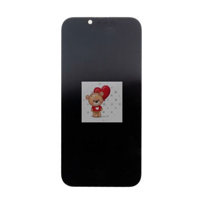 Дисплей для iPhone 14 (A2883) с тачскрином Черный - (Soft OLED, Full HD) (площадка под IC)