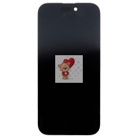 Дисплей для Apple iPhone 14 Pro (A2891) в сборе с тачскрином Черный - DD (Soft OLED, Full HD, 120 Гц) (площадка под IC)