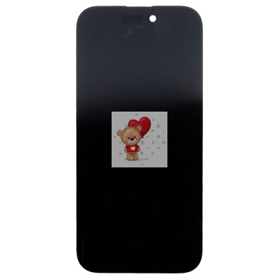 Дисплей для Apple iPhone 14 Pro (A2891) в сборе с тачскрином Черный - DD (Soft OLED, Full HD, 120 Гц) (площадка под IC)