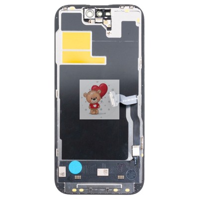 Дисплей для iPhone 14 Pro A2891 в сборе с тачскрином Черный - (Soft OLED, Full HD, 120 Гц) (с верификацией)