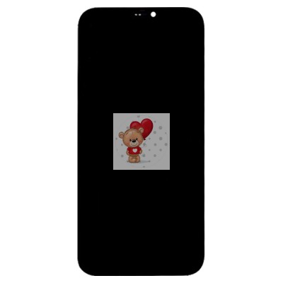 Дисплей для Apple iPhone 12 Pro Max (A2411) в сборе с тачскрином Черный - DD (Hard OLED, HD+) (площадка под IC)