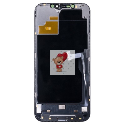 Дисплей для Apple iPhone 12 Pro Max (A2411) в сборе с тачскрином Черный - DD (Hard OLED, HD+) (площадка под IC)