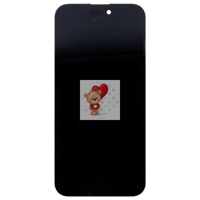 Дисплей для iPhone 14 Pro Max с тачскрином Черный - (Hard OLED) (площадка под IC)