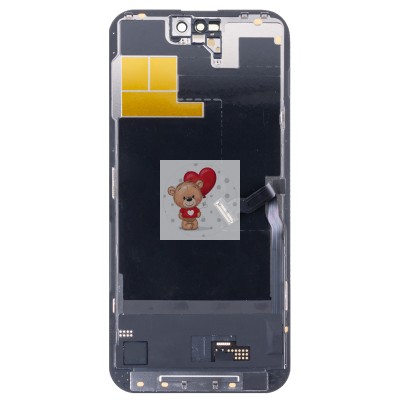 Дисплей для iPhone 14 Pro Max с тачскрином Черный - (Hard OLED) (площадка под IC)