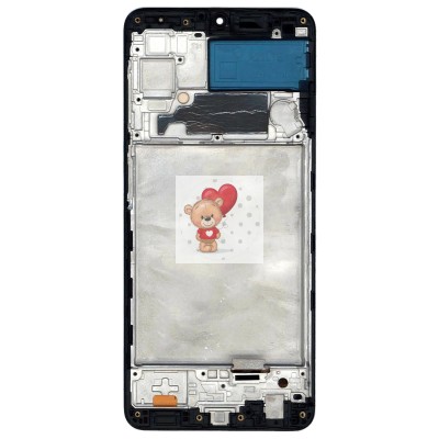 Дисплей для Samsung A225F Galaxy A22 модуль Черный - (OLED)