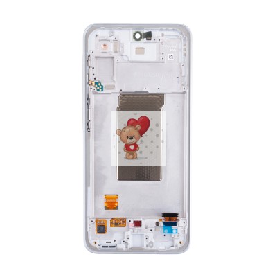 Дисплей для Samsung A366B Galaxy A36 5G модуль с рамкой Белый - OR (SP)