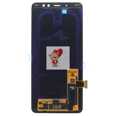 Дисплей для Samsung A730F Galaxy A8 Plus (2018) с тачскрином Черный - OR (SP)