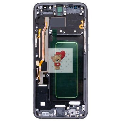 Дисплей для Samsung G955F Galaxy S8+ модуль Черный - (OLED)