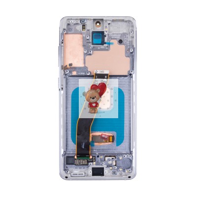 Дисплей для Samsung G980F Galaxy S20 модуль с рамкой Серый - OR Ref. (SP)