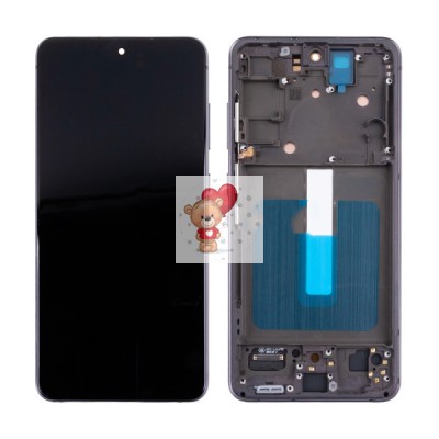 Дисплей для Samsung G990B Galaxy S21 FE модуль с рамкой Серый - (OLED) (Full Size) Дисплей для Samsung G990B Galaxy S21 FE модуль с рамкой Серый - (OLED) (Full Size)