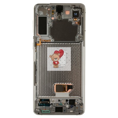 Дисплей для Samsung G996B S21+ модуль Серебро - (OLED) (Full Size)