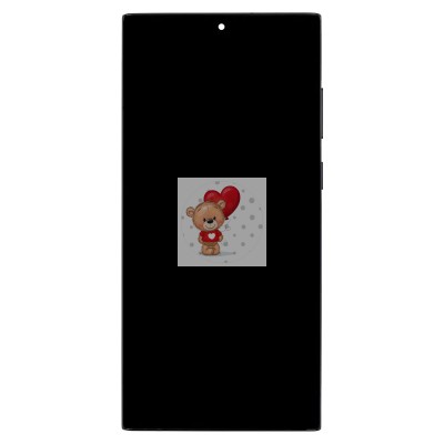 Дисплей для Samsung S908B Galaxy S22 Ultra в сборе с тачскрином Черный - OR (SP)