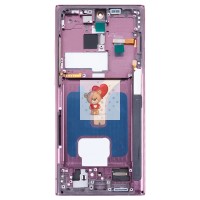 Дисплей для Samsung S9080 Galaxy S22 Ultra модуль с рамкой Бордовый - (OLED)