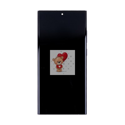 Дисплей для Samsung S918B Galaxy S23 Ultra модуль с рамкой и тачскрином (черный) - (OLED)