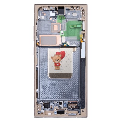 Дисплей для Samsung S928B Galaxy S24 Ultra модуль с рамкой Серый - OR (SP)