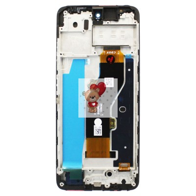 Дисплей для Tecno Spark 20 (KJ5) модуль с рамкой Черный - OR