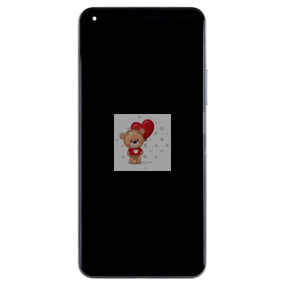 Дисплей для Xiaomi Mi 11 Lite 5G модуль Черный - OR