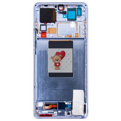 Дисплей для Xiaomi 12 Pro (2201122G) модуль с рамкой Голубой - OR (SP)