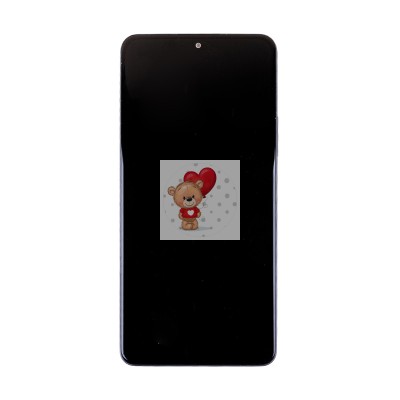 Дисплей для Xiaomi Poco F4 (22021211RG) модуль с рамкой Черный - OR (SP)