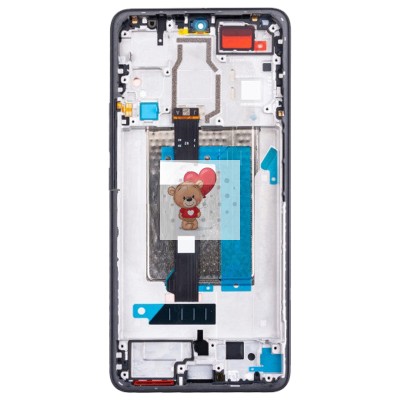 Дисплей для Xiaomi Poco F6 (24069PC21G) модуль с рамкой Черный - OR (SP)