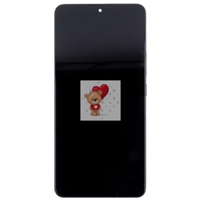 Дисплей для Xiaomi Poco F6 (24069PC21G) модуль с рамкой Черный - OR (SP)