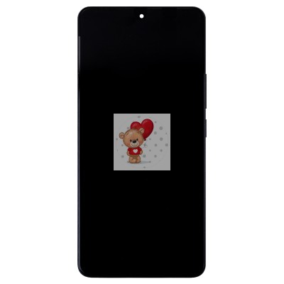 Дисплей для Xiaomi Redmi Note 13 Pro 5G (2312DRA50C) модуль с рамкой Черный - OR (SP)