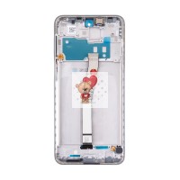 Дисплей для Redmi Note 9 Pro (M2003J6B2G) модуль с рамкой Серебро - OR