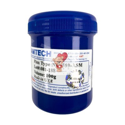 Флюс Amtech NC-559-ASM (100 г, среднеактивный, безотмывочный)