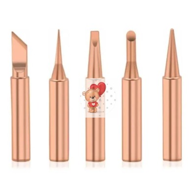 Жало паяльника 900M (набор 6 шт., медные)