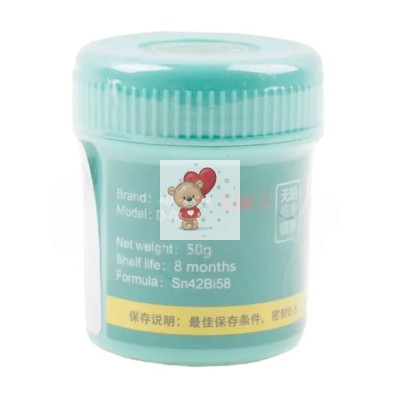 Паста паяльная Aixun AX-SP138M (50 г, низкотемпературная 138°C, бессвинцовая) Паста паяльная Aixun AX-SP138M (50 г, низкотемпературная 138°C, бессвинцовая)