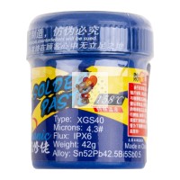 Паста паяльная Mechanic XGS40 (42 г, низкотемпературная 158°C)