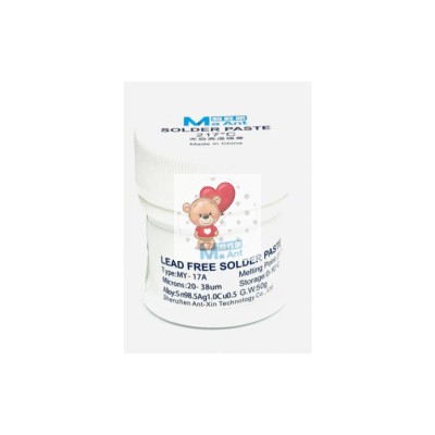 Паста паяльная MaAnt MY-17A (50 г, высокотемпературная 217°C, бессвинцовая) Паста паяльная MaAnt MY-17A (50 г, высокотемпературная 217°C, бессвинцовая)