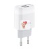 Сетевое зарядное устройство USB Hoco C73A (12W, 2 порта) Белый