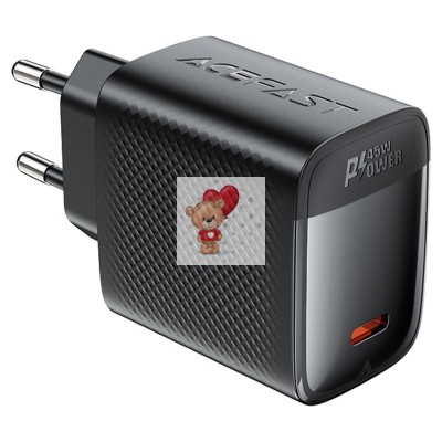 Сетевое зарядное устройство Type-C Acefast A112 (45W, PD, AVS, GaN) Черный Сетевое зарядное устройство Type-C Acefast A112 (45W, PD, AVS, GaN) Черный