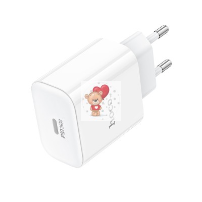 Сетевое зарядное устройство Type-C Hoco C76A Pro (30W, PD) Белый Сетевое зарядное устройство Type-C Hoco C76A Pro (30W, PD) Белый