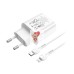 Сетевое зарядное устройство Type-C Hoco N22 (25W, PD, кабель Type-C-Lightning) Белый