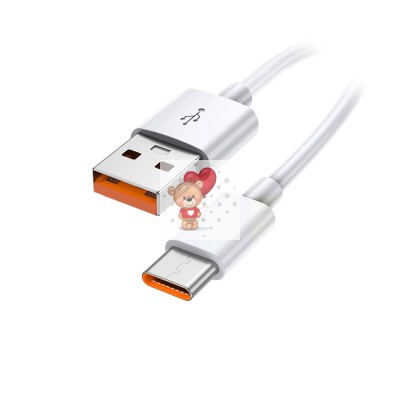 Сетевое зарядное устройство USB для Xiaomi Turbo Charger (67W, QC3.0, кабель Type-C с чипом IC) Белый