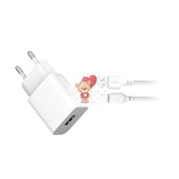 Сетевое зарядное устройство USB XO L99 (12W, кабель MicroUSB) Белый Сетевое зарядное устройство USB XO L99 (12W, кабель MicroUSB) Белый